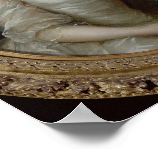 Portret van een jong meisje, 1775 poster (Hoek)