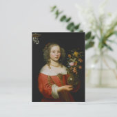 Portret van een jong meisje briefkaart (Staand voorkant)