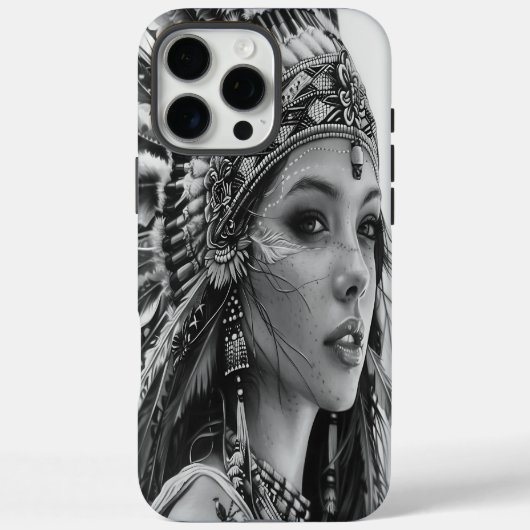 Portret van een jong meisje Case-Mate iPhone case (Achterkant)