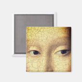 Portret van een jong meisje (detail) magneet (Voorkant / Achterkant)