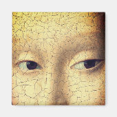 Portret van een jong meisje (detail) magneet (Voorkant)