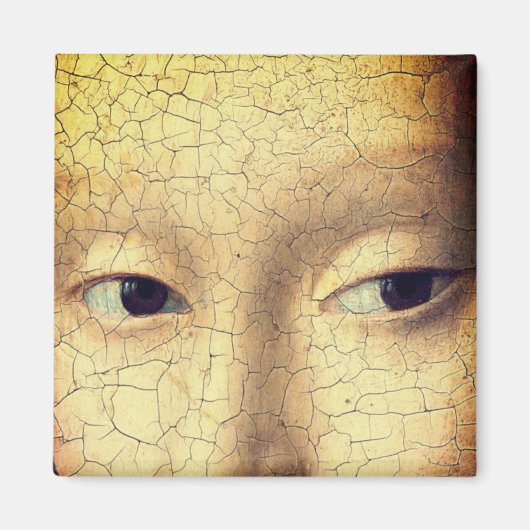 Portret van een jong meisje (detail) magneet (Voorkant)