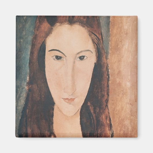 Portret van een jong meisje magneet (Voorkant)