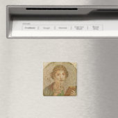 Portret van een jong meisje magneet (Insitu (Vaatwasser))