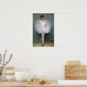 Portret van een jonge Ballerina Poster (Keuken)