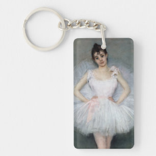 Portret van een jonge Ballerina Sleutelhanger