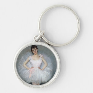 Portret van een jonge Ballerina Sleutelhanger