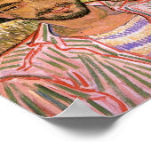 Portret van een jonge boer van Gogh Fine Art Poster (Hoek)