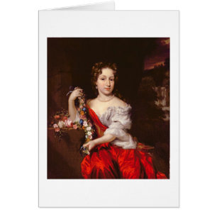 Portret van een jonge dame (olie op doek)
