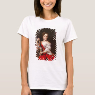 Portret van een jonge dame (olie op doek) t-shirt