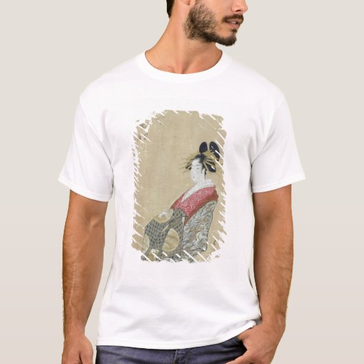 Portret van een jonge hoffesan t-shirt (Voorkant)