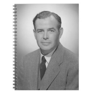 Portret van een jonge man notitieboek