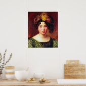 Portret van een jonge Schotse vrouw Poster (Keuken)