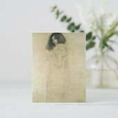 Portret van een jonge vrouw, 1896-1997 briefkaart (Staand voorkant)