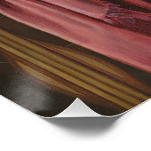 Portret van een jonge vrouw in het wit poster (Hoek)