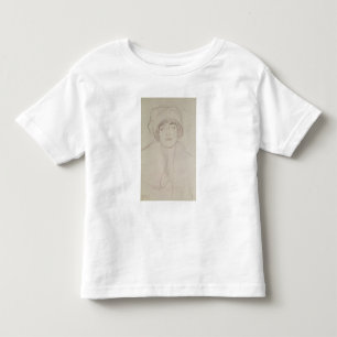 Portret van een jonge vrouw kinder shirts