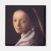 Portret van een jonge vrouw magneet (Voorkant)