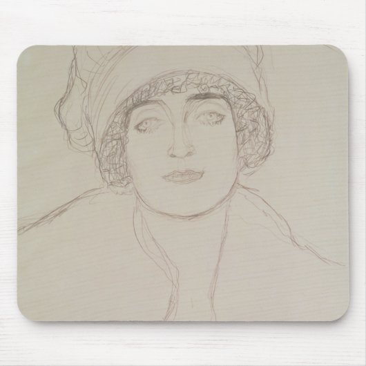 Portret van een jonge vrouw muismat (Voorkant)