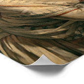 Portret van een jonge vrouw poster (Hoek)