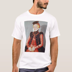 Portret van een jonge vrouw t-shirt