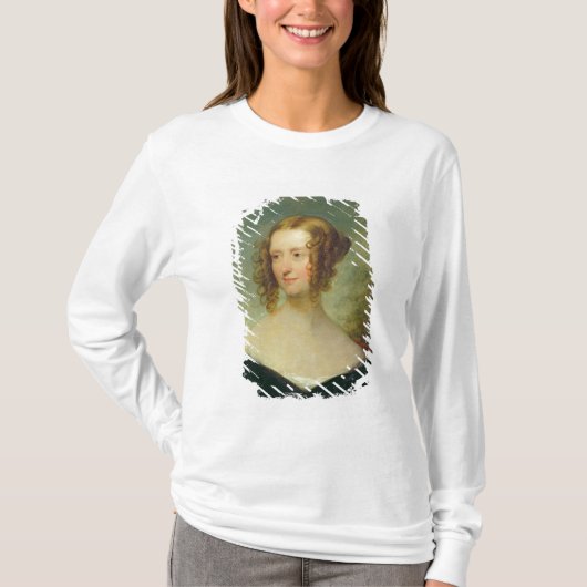 Portret van een jonge vrouw t-shirt (Voorkant)