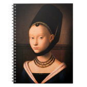 Portret van een jonge vrouw (van Petrus Christus) Notitieboek (Voorkant)