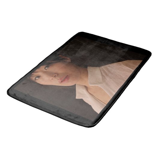 Portret van een jongedame badmat (Gekanteld)