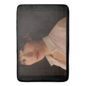 Portret van een jongedame badmat (Voorkant Verticaal)