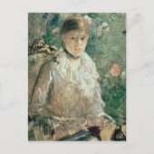 Portret van een jongedame briefkaart (Voorkant)