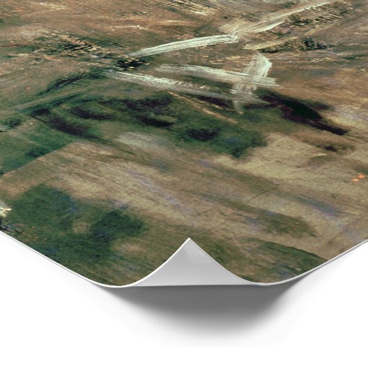 Portret van een jongedame poster (Hoek)