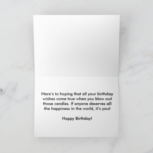 Portret van een kat kaart (Binnen)