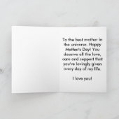 Portret van een kat kaart (Binnen)