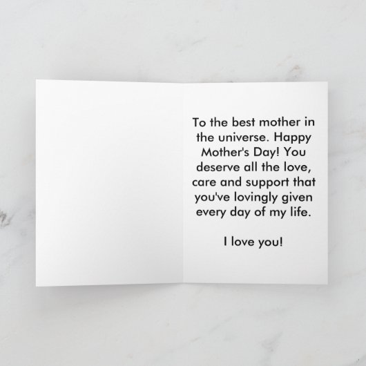 Portret van een kat kaart (Binnen)