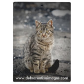 Portret van een kat klembord (Achterkant)