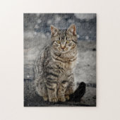 Portret van een kat legpuzzel (Verticaal)