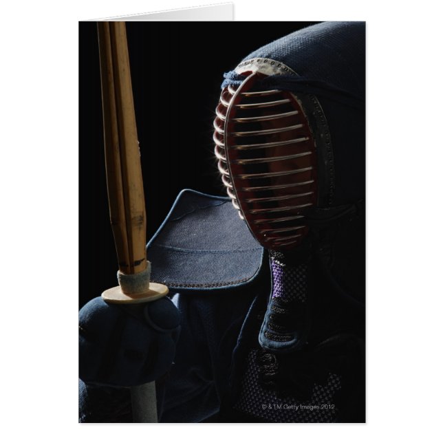 Portret van een Kendo Fencer 6 (Voorkant)