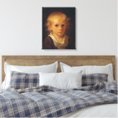 Portret van een kind canvas afdruk (Insitu (Slaapkamer))