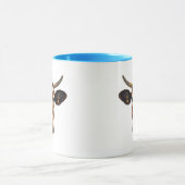 Portret van een koe. mok (Midden)