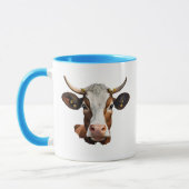 Portret van een koe. mok (Links)