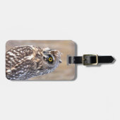 Portret van een korrelige hagel bagagelabel (Voorkant horizontaal)