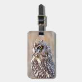 Portret van een korrelige hagel bagagelabel (Voorkant verticaal)