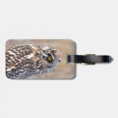 Portret van een korrelige hagel bagagelabel (Achterkant horizontaal)