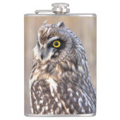 Portret van een korrelige hagel heupfles (Voorkant)