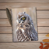 Portret van een korrelige hagel notitieboek