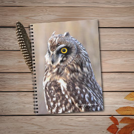 Portret van een korrelige hagel notitieboek