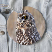 Portret van een korrelige hagel ronde button 6,0 cm (In situ)