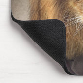 Portret van een leeuw muismat (Hoek)