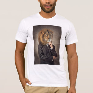 Portret van een leeuw t-shirt