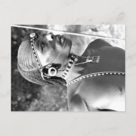 Portret van een Maasai Warrior Briefkaart