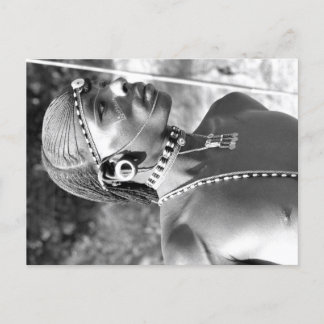 Portret van een Maasai Warrior Briefkaart